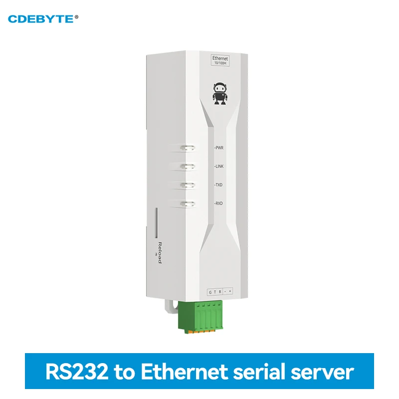 RS232 Serial to Ethernet Serial Server COJXU NE2-D12P Power and Signal Isolation TCP/UDP/MQTT/HTTP DC 8-28V ModBus Gateway