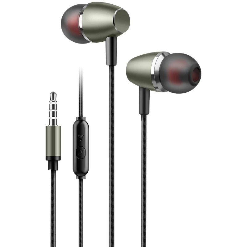 Headphones Corded In-Ear Corded Earphones Earbuds Headphones 3.5mm Corded Headphones with Microphone Noise Isolating