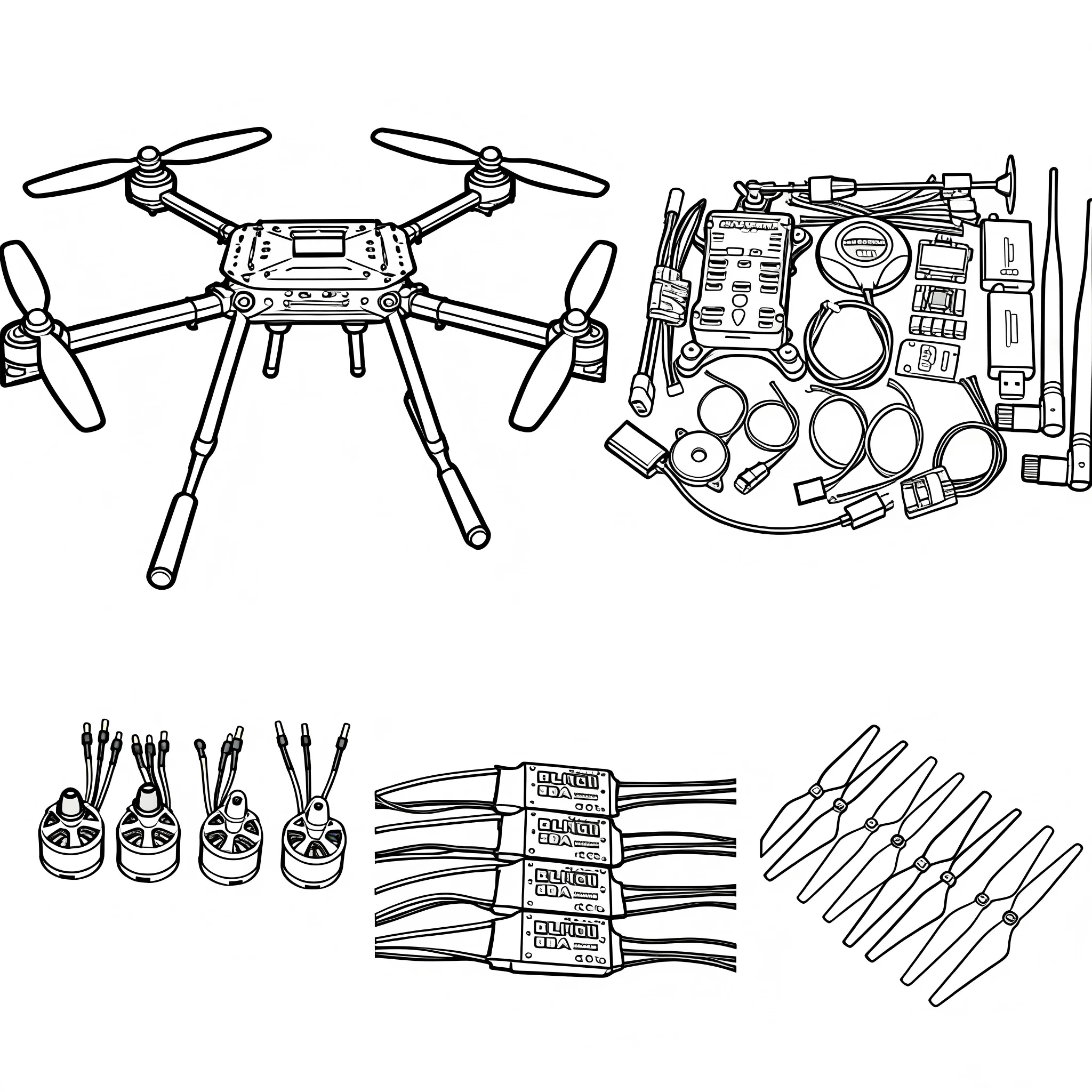 

PIXHAWK2.4.8 Flight Control Carbon Fiber 450 Frame Kit Ardupilot 100MW Radio Telemetry Quadcopter BLHELI 30A ESC 2212 Motor