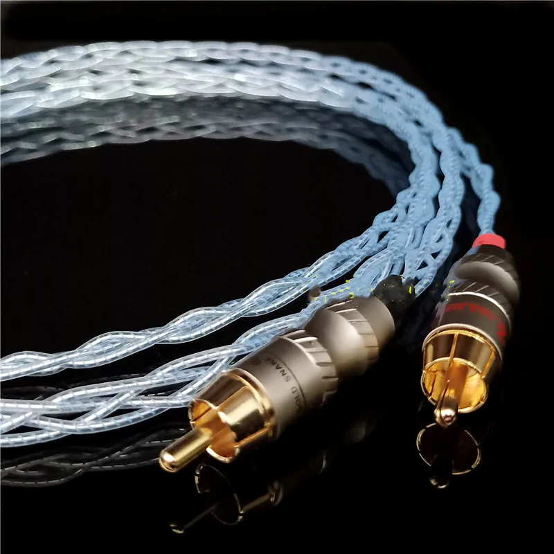 Nordost Bud MK2 Fever Signal Cable 2RCA Audio Cable Double Lotus Head Amplifier CD Over Machine Line