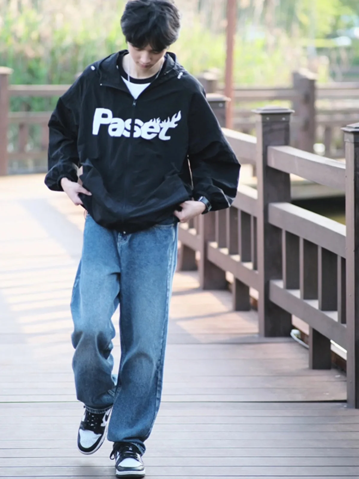 

Американские ретро-джинсы прямого кроя для мужчин, весенне-осенние, с высокой талией, на шнурке, из вельвета, молодежные, модные, износостойкие, длинные брюки