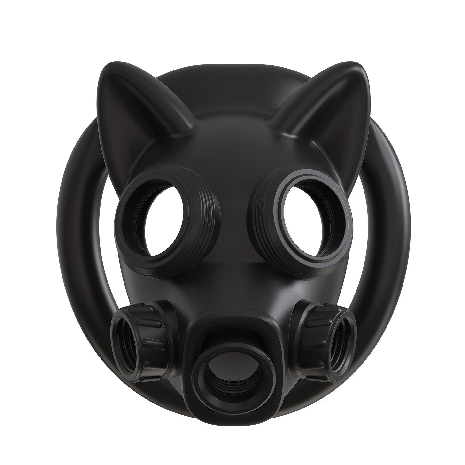 Pup Play Dog Head Plastic Penis Bondage Gear Chastity Cage Lock Device Strap-Compatible for  for Pet Play
