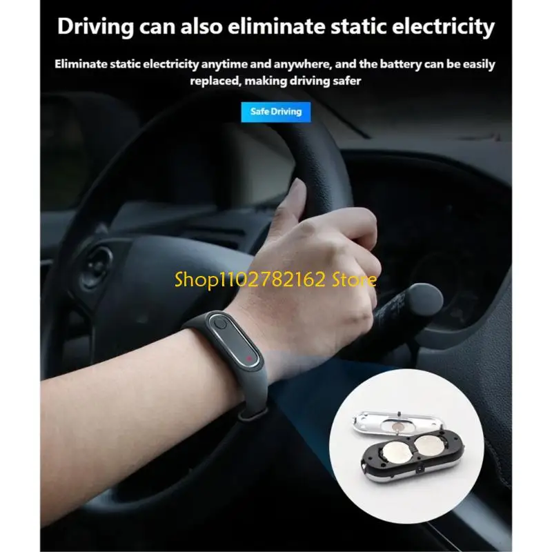 547B Fast 0.2 Second Response Electrostatic Release Wristband Handles High Voltages