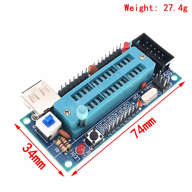 ATmega8 ATmega48 ATMEGA88 Development Board AVR (NO Chip) New Diy Electronic Module Diy Kit Pcb Board USB Interface