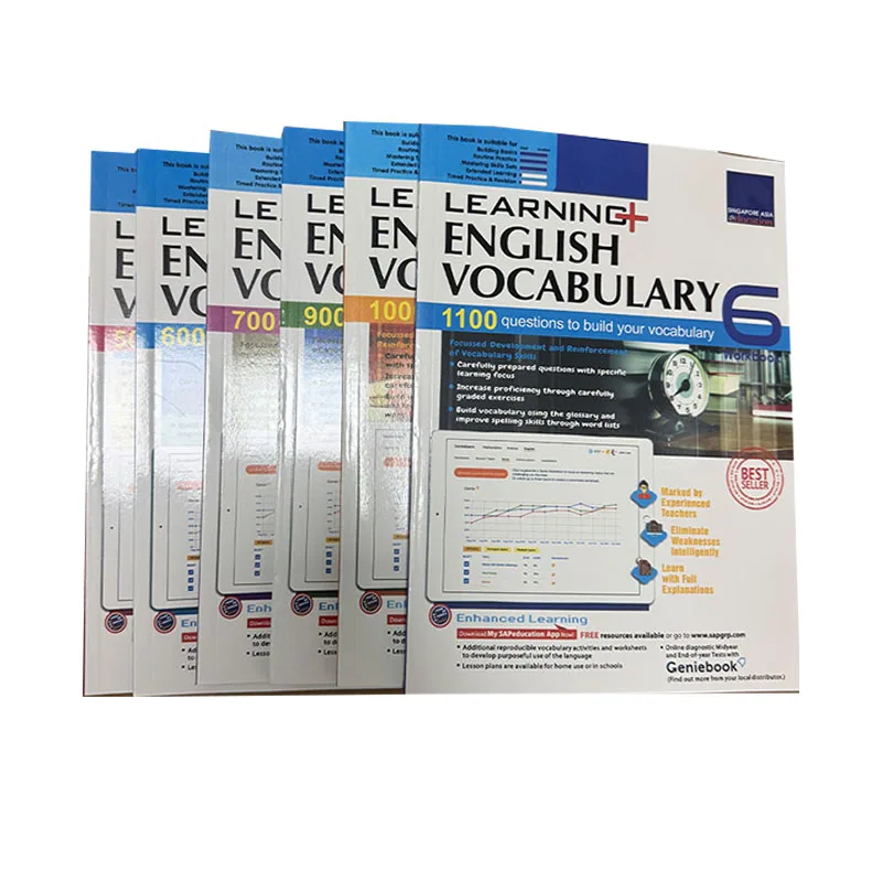 

Сингапурский словарь Of Sap Learning Vocabulary 6 книг/набор Книги на английском языке для 1–6 классов