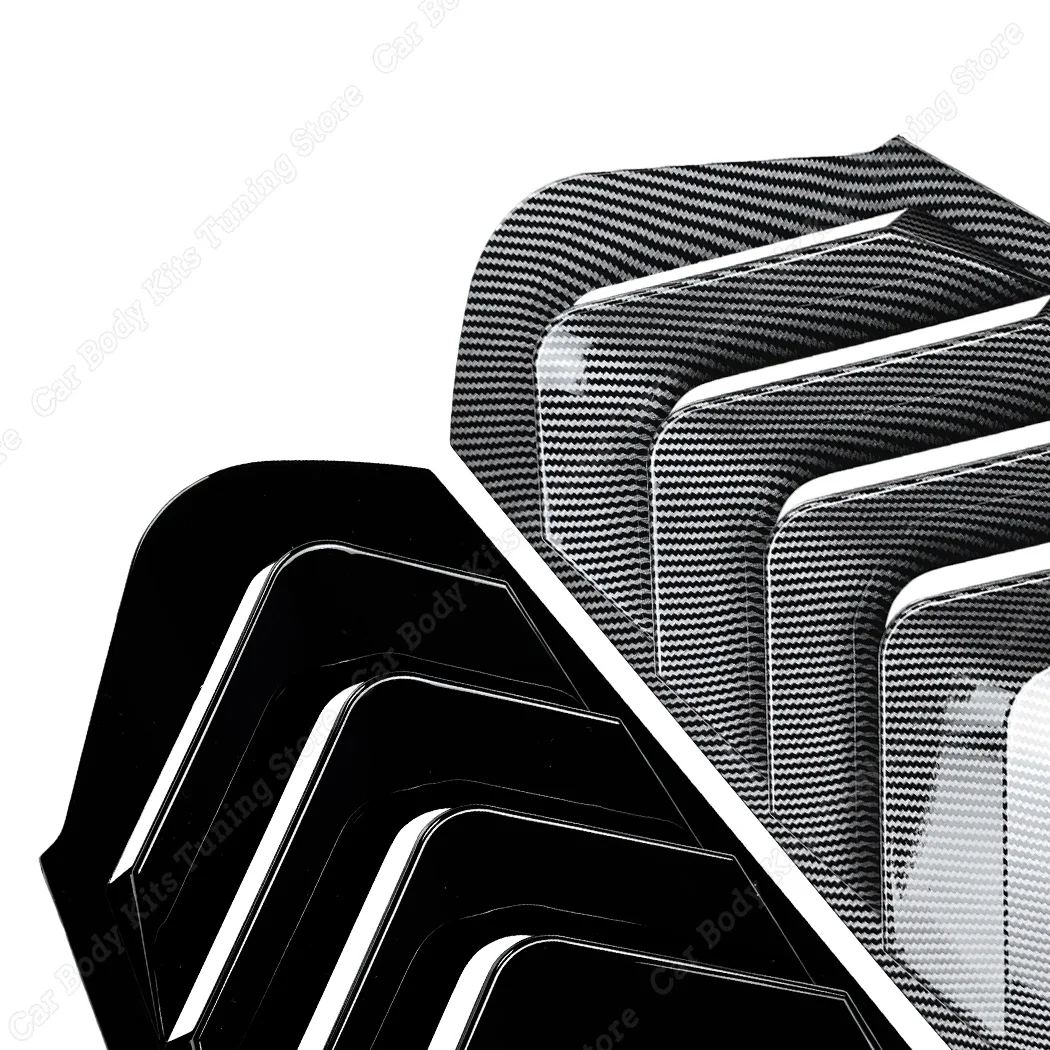 Car Rear Windows Side Shutter Louver Cover Gloss Black Trim Exterior Accessories For BMW 1 Series F40 M-PACK & M135i 2019-2024 view 6