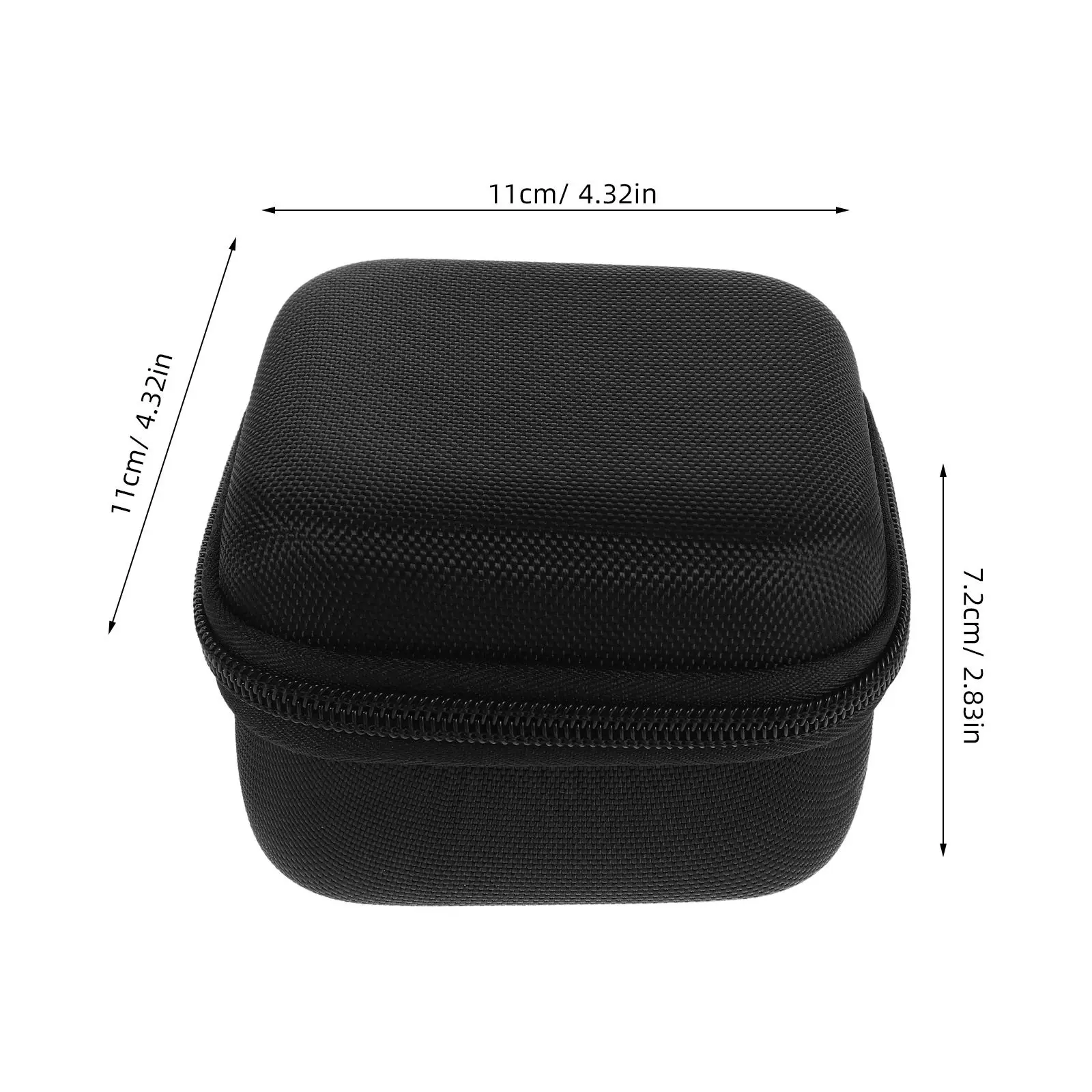 Insulin Vial Protector Storage Case 9-Slot Hard Shell Organizer Black Insulin Case for Traveling Foam Insert Portable
