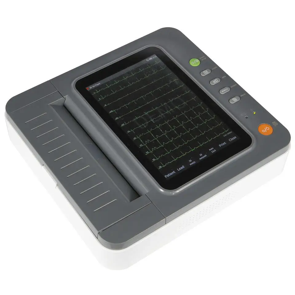 

E12 12 lead Electrocardiograph USB touch screen Electrocardiogram machine for ultrasound
