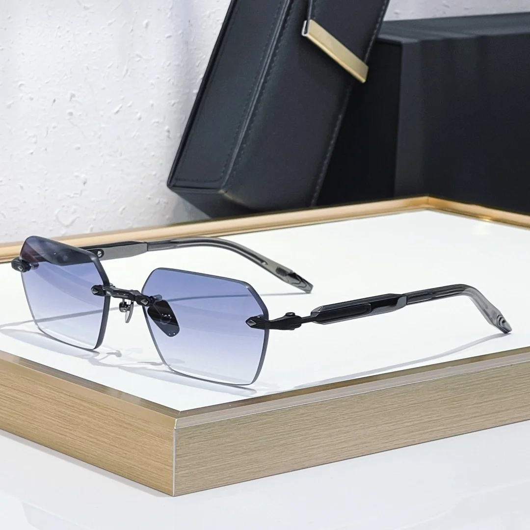 JD R03 55-20-145 Top Quality Mens Sunglasses for Women Classic Punk Luxury Acetate Titanium UV400 Designer Sunglasses with box