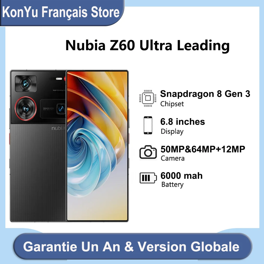 Global Version Nubia Z60 Ultra Leading Version 6.8