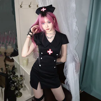 Rocwickline Sexy Beauty Cosplay Ball Dress Party Uniform Seductive Stewardess Policewoman Maid Nurse Sexual Sexy Lingerie Dress