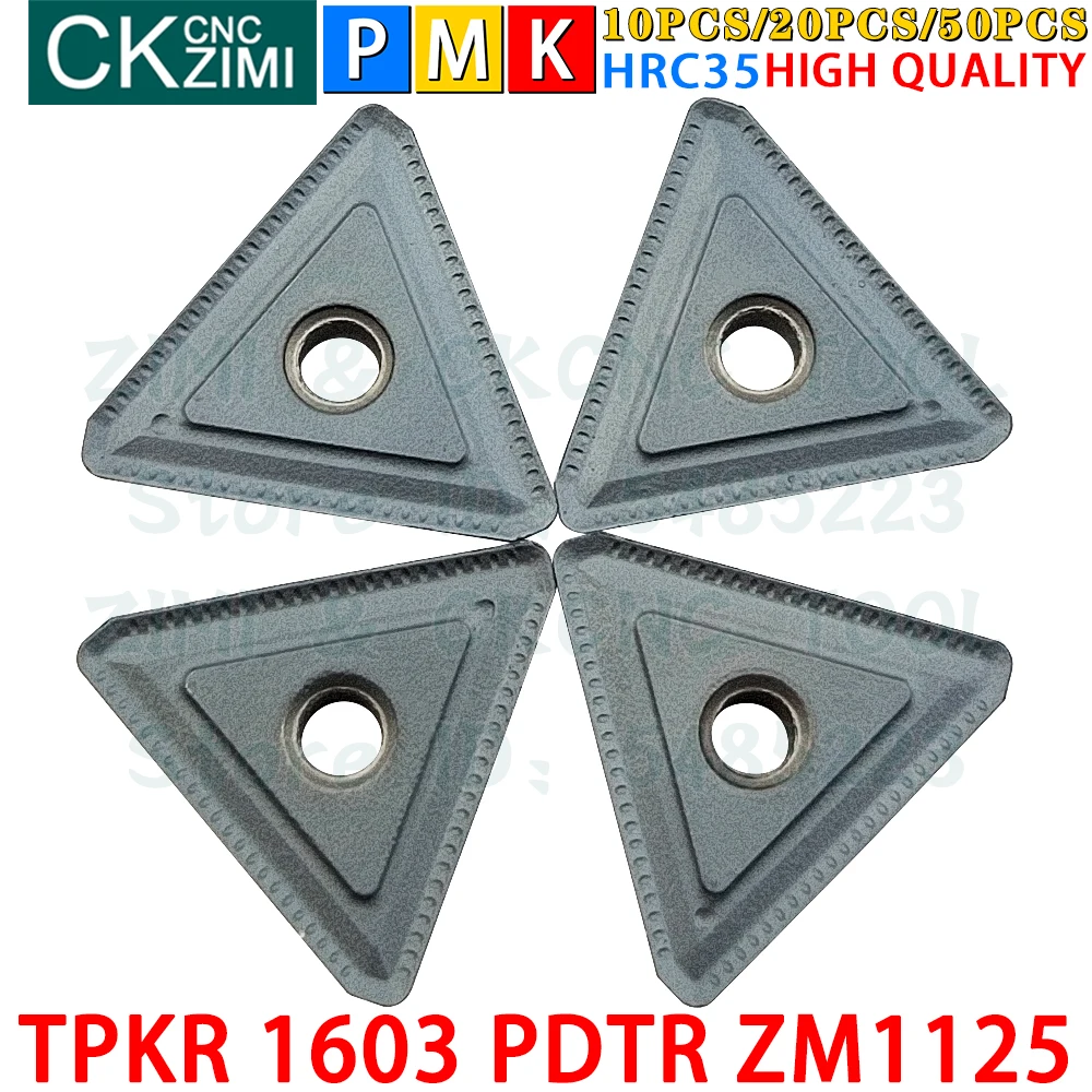 TPKR 1603 PDTR ZM1125 TPKR1603PDTR carbide inserts milling insert Tools turning tool CNC Metal lathe tool Indexable Milling Tool