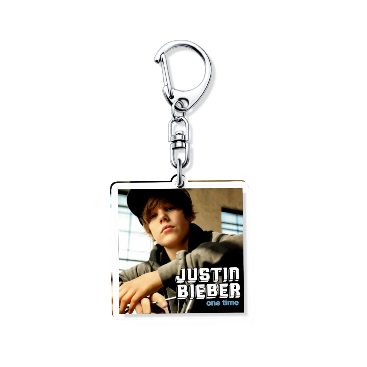 Justin Bieber Lilbieber Cool Boy Acrylic Keychain Belieber Bag Charms Pendant Fan Gift Key Chain New Souvenir Creative Kingring