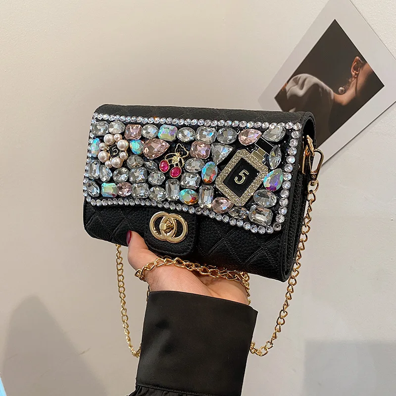 

2025 Square Crossbody Bag Women - Minimalist Textured Shoulder Purse for Daily Commute