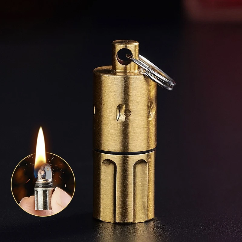

Mini Retro Lighter Waterproof Outdoor Mini Exquisite Portable Gift for Boys