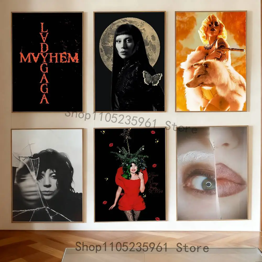 Постер L-Lady G-Gaga HD Арт для декора