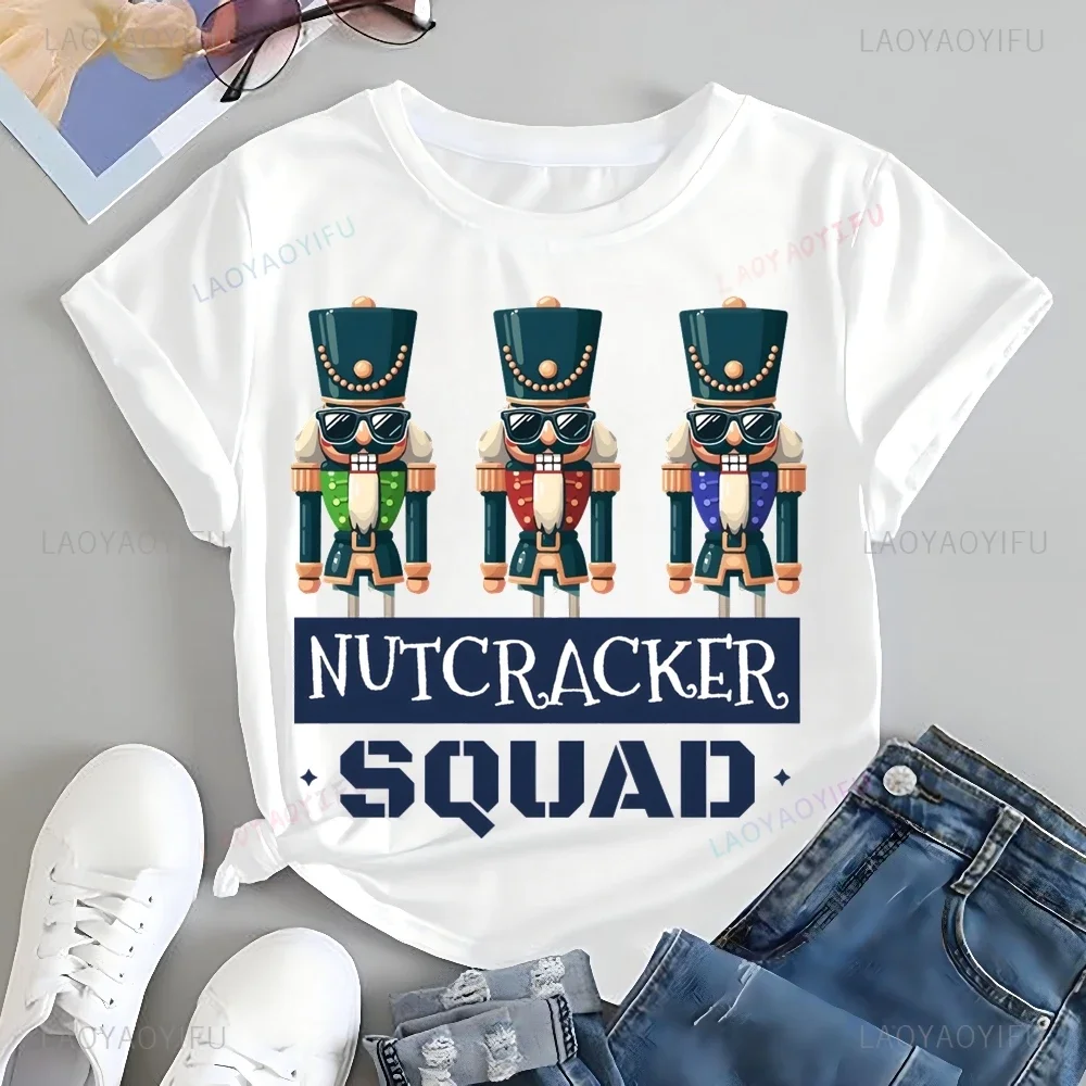 

Animated Film "The Nutcracker and The Mouseking" Classic Poster Printed Cotton T-shirt, A Party Gift for Celebrating Christmas