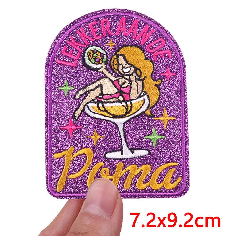 2026 NIEUW Nederlands Oeteldonk embleem geborduurde patches DIY strijk-op patches voor kleding Nederlands carnaval kikker patch badges