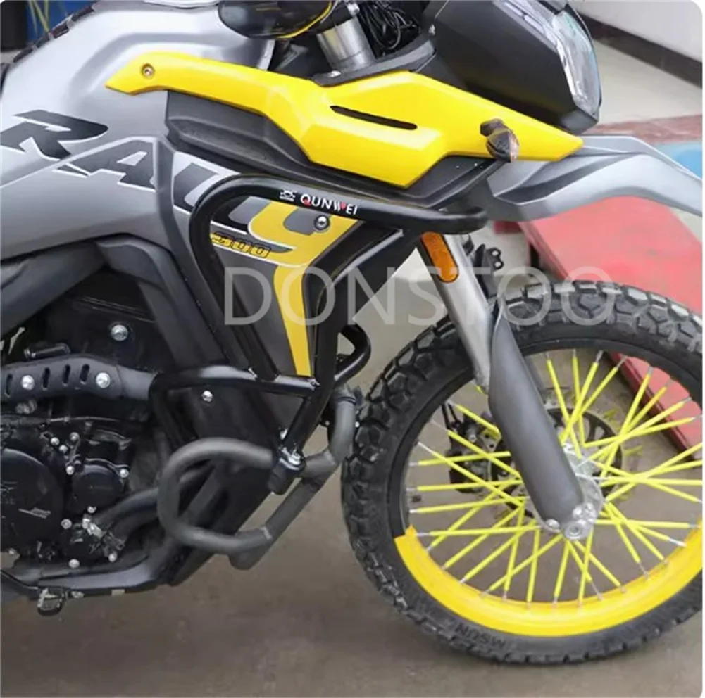 

Motorcycle Parts Crash Bar Engine Bumper Guard Crash Bar Protector Frame Protection For Loncin Voge 300 Rally 300 GY 300GY