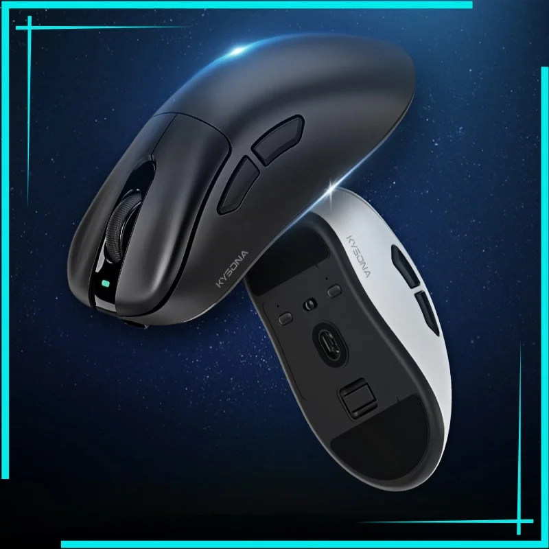 Marsse Wireless Game Mouse Tri-Mode Lightweight Design Ergonomic Long Battery Life Macro Programming Paw3311 Esports Game Mouse