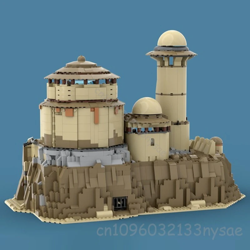 MOC 1762 قطعة مشهد فيلم النجم الشهير بوبا فيت غرفة العرش قصر دايميو الأفكار الإبداعية ألعاب أطفال هدية اللبنات