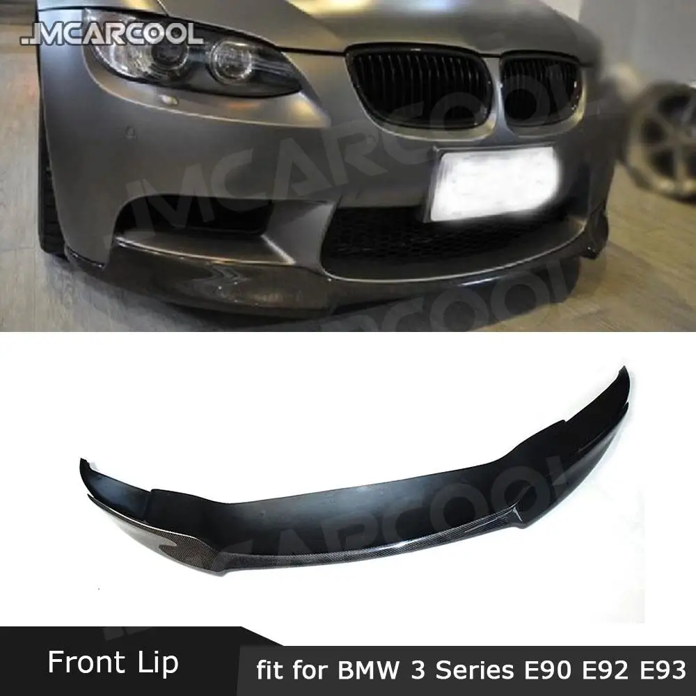 

JMCARCOOL Carbon Fiber FRP Front Bumper Lip Spoiler For BMW 3 Series E90 E92 E93 M3 2009 - 2012 Chin Spoiler