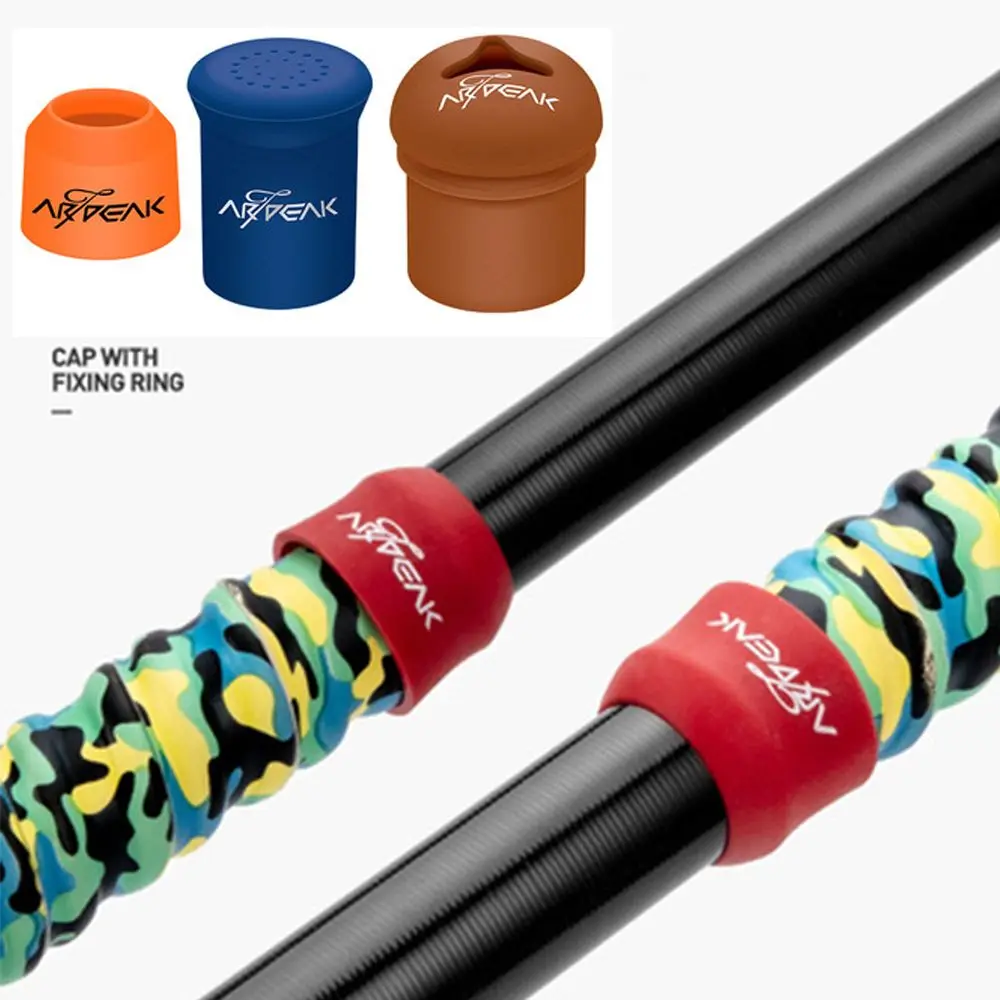 Color Tackle Accessories Back Block Fishing Rod Handle Protective Case front  Block Fishing rod fixed Ring Rod Bottom Protector