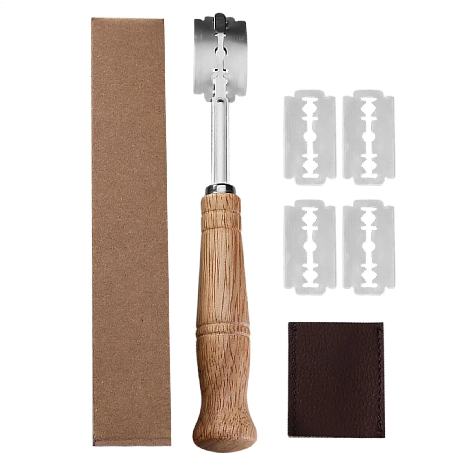 Stainless Steel Bread Lame Bread Knives and Dough Scoring Tool Lame Slashing Tools Bread Scorer Tool with Replaceable Cutters