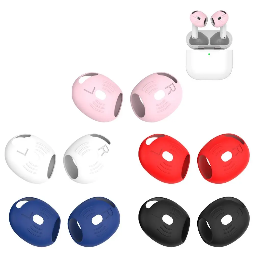 5 쌍 편안한 실리콘 이어 팁 방진 미끄럼 방지 이어 캡 AirPods 4 헤드폰 액세서리 용 초박형 이어 커버