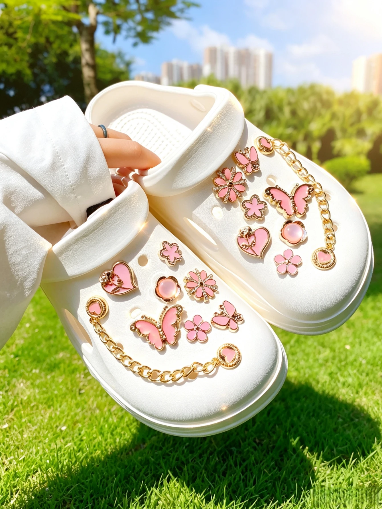 16-piece shoe decoration DIY casual shoe decoration - An interesting and versatile way to personalize your footwear