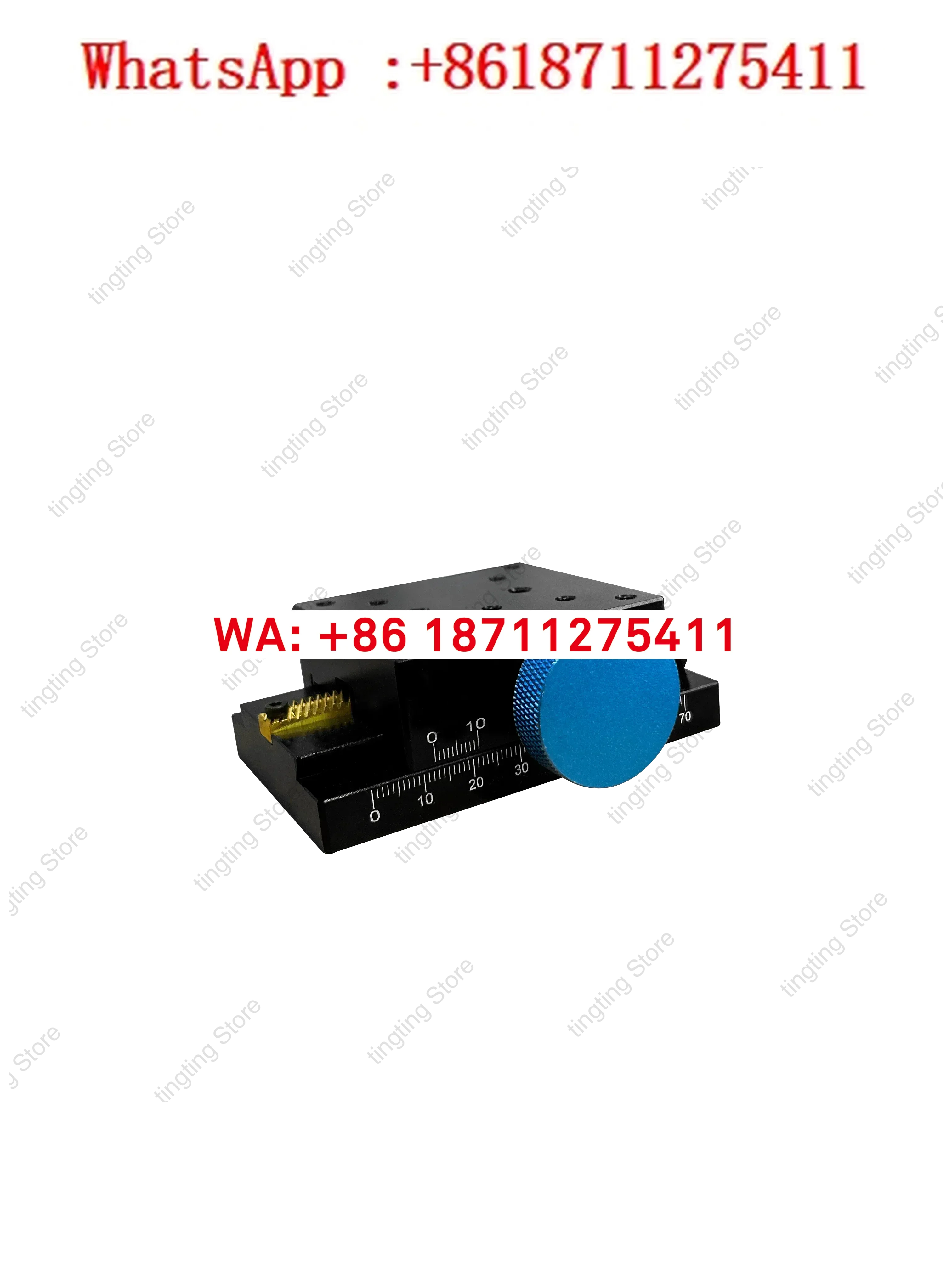 LWX40 dovetail groove platform fine-tuning and translation, precision manual displacement fine-tuning slide table