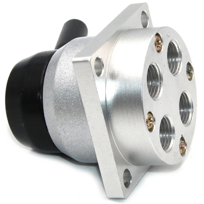 [A93Z!】 3 Position 4 Way G1/4 Inch Dia Pneumatic Hand Lever Valve K34R6-8D Manual Directional Valve Mechanical Control Valve