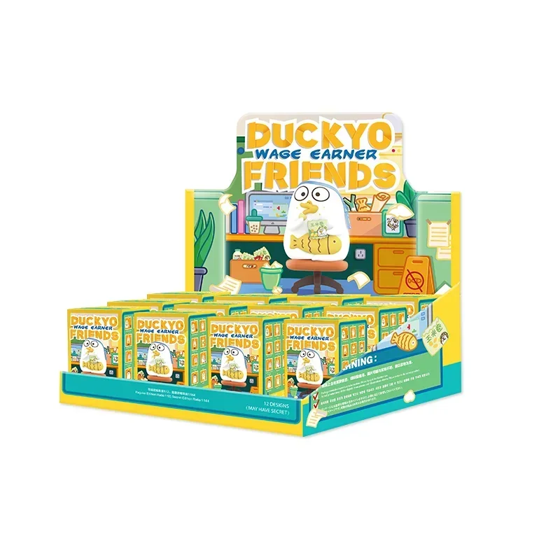 

POP MART DuckYo Friends Wage Garner Series Trendy Blind Box Toys Mystery Box Mistery Action Figure Surprise Cute Model Birthday