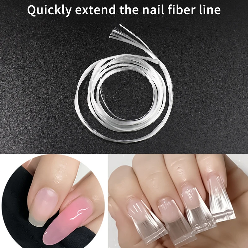 1m arte do prego fibra de vidro para gel uv diy forma do prego fibernails acrílico dicas de extensão do prego fibra de vidro unhas construção manicure ferramenta