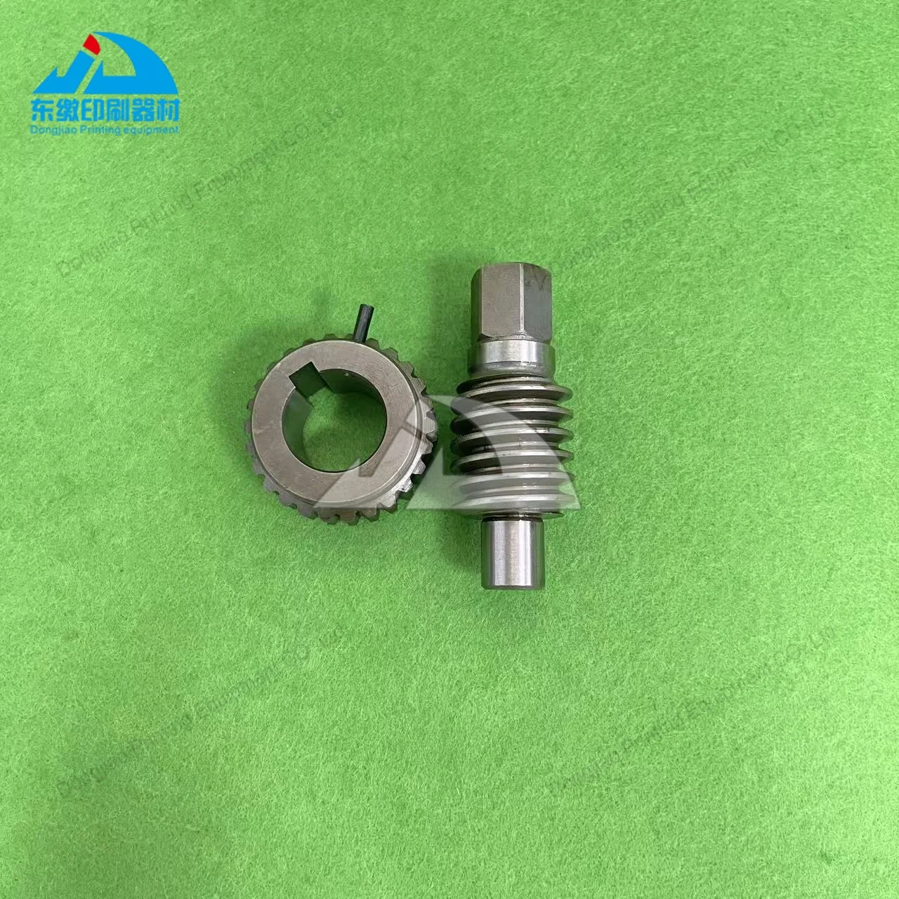 ワームとギア印刷機械部品-ハイデルベルグオフセット印刷アクセサリー用-ワームギア-43-mm-最高品質