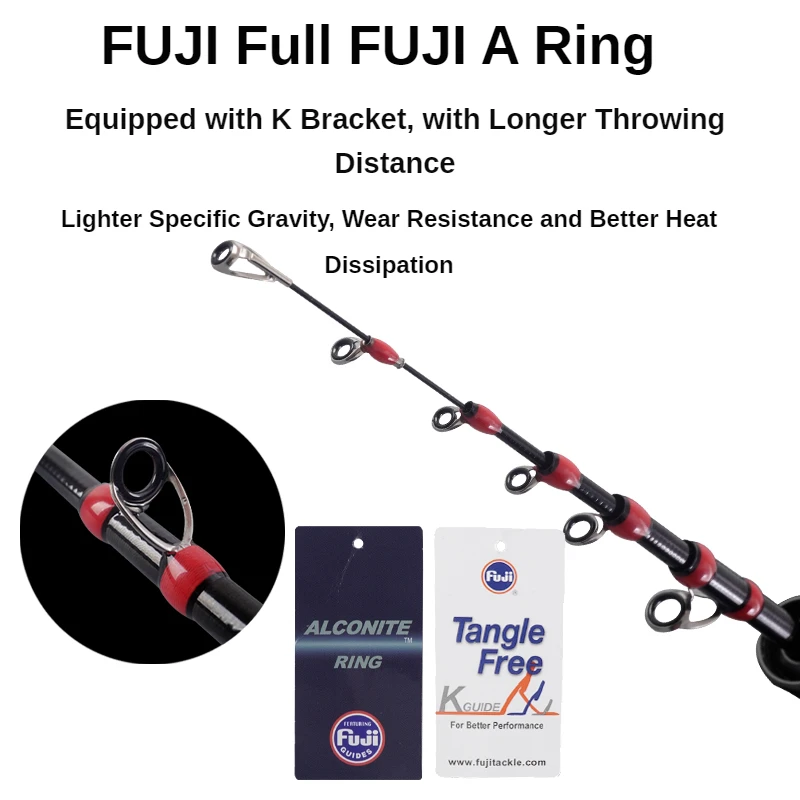 PURELURE 1,50 m XUL BFS Teleskoprute 5ft Reiserute Forelle Spinning Casting Solid Tip Carbon Angelrute Kleine Köder Barschrute – Detail 13