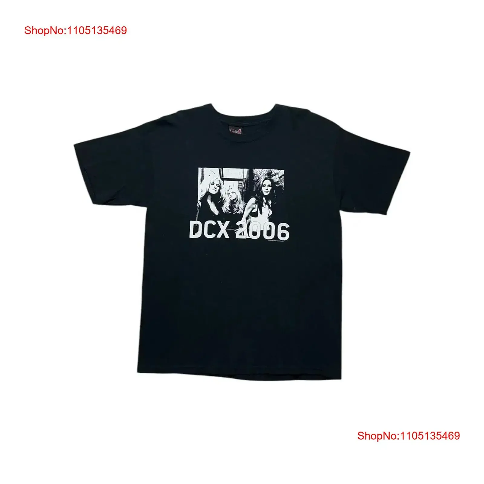 Y2K Dixie Chicks 2006 Tour Band T Shirt vintage Washed fashion Casual Breathable Versatile graphic Comfortable Stretched
