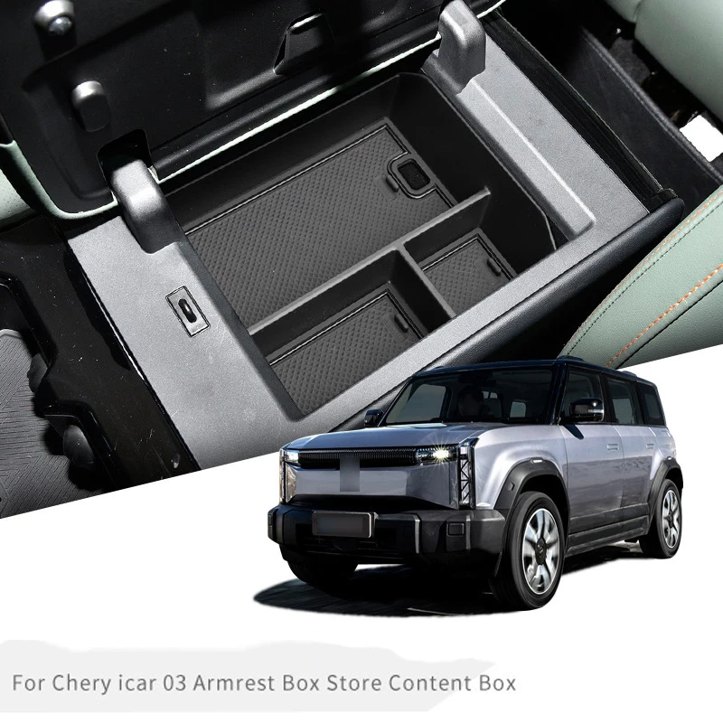 

Storage Box For Chery ICAR03/03T Armrest Box Gas Car Room Interior Decoration Auto Accessories