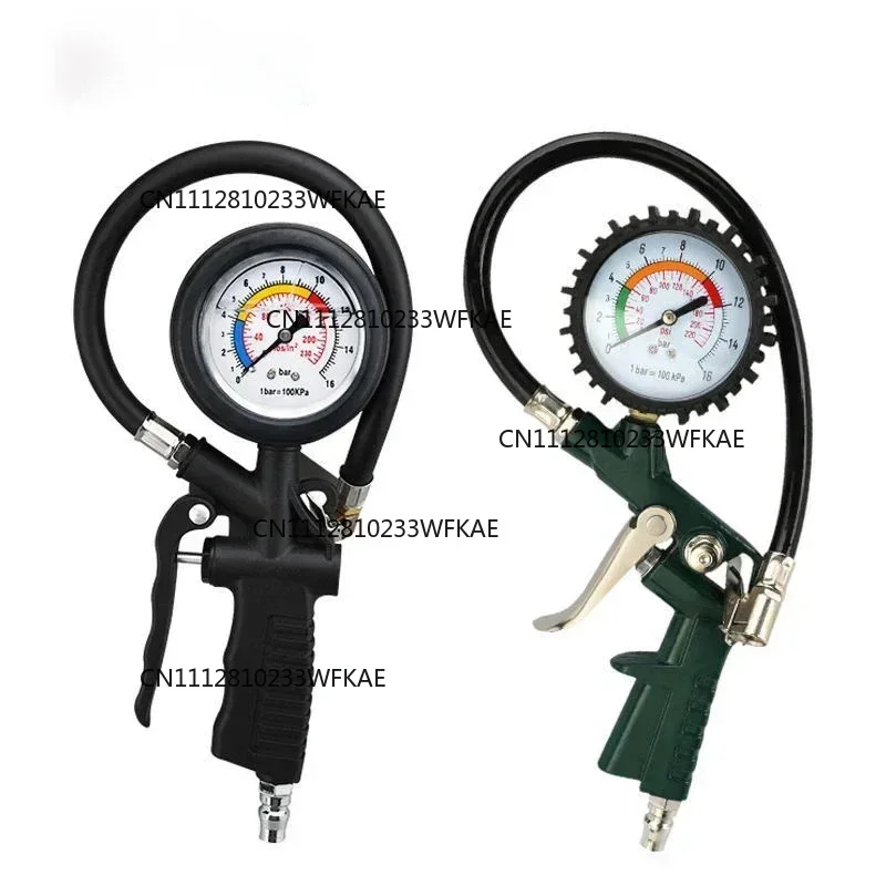 Tire Pressure Gauge For Car Motorcycle SUV Inflator Pumps Tire Repair Tools Pressure Gun Type For Air Compressor Durable