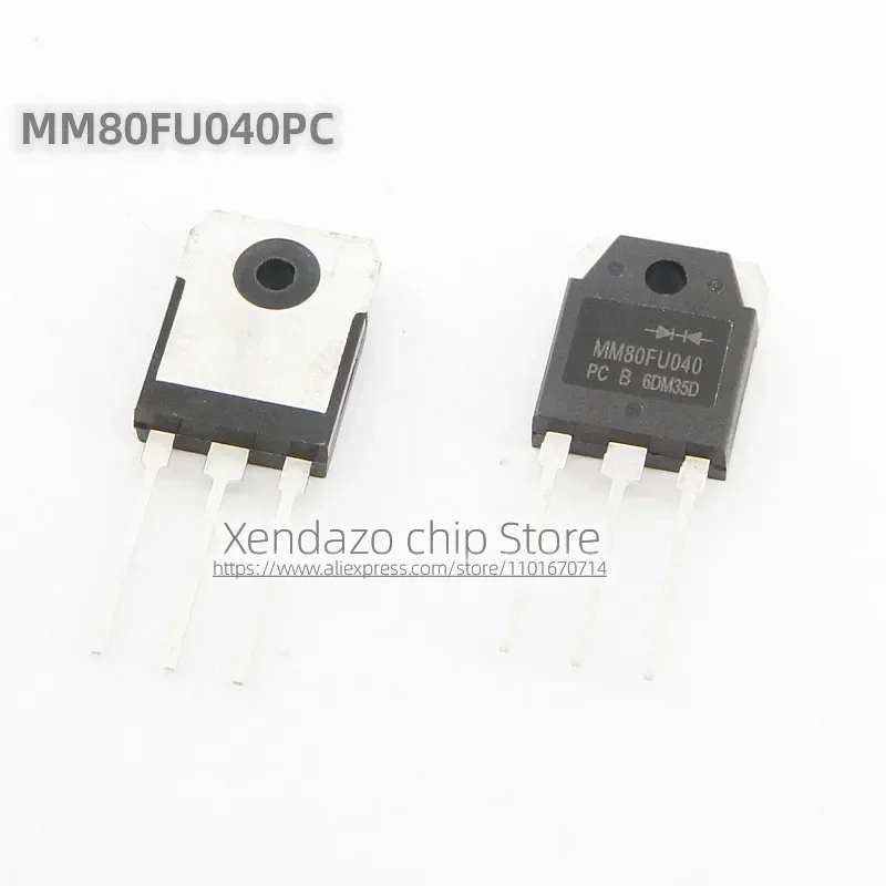 5pcs/lot MM80FU040PC MM80FU040 80A 400V TO-3P package Original genuine Fast recovery diode