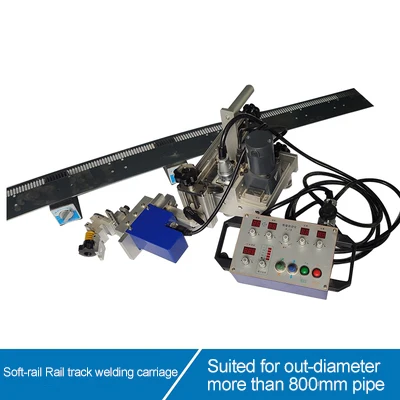 

Hot sale 1500mm Linear Rail Automatic Welding Carriage Machine Magnetic Guide Welding Tractor