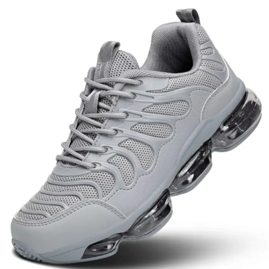 

Pozvnn Mens Walking Shoes Fashion Tennis Running Sneakers Casual Non Slip Breathable Trail Sport Gym