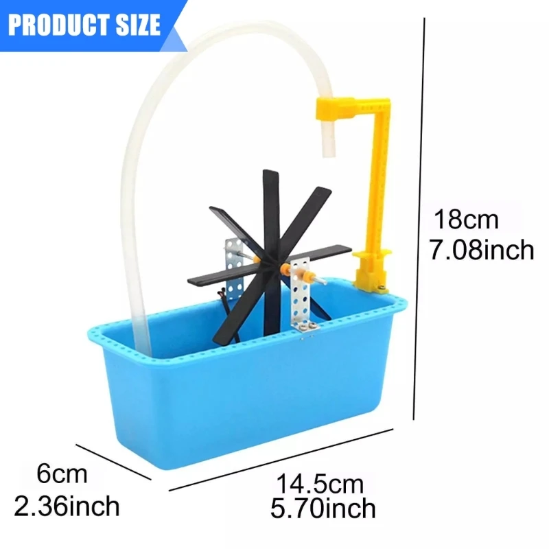 Đồ chơi thí nghiệm khoa học bánh xe nước cho lớp học giảng dạy Hoạt động giáo dục tại nhà
