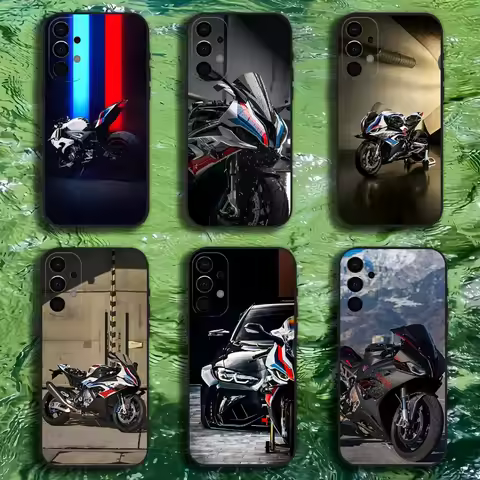 Bike B-Bmwes Moto S1000rr Phone Case For Samsung S25,S24,S21,S22,S23,S30,Ultra,S20,Plus,Fe,Lite,Note,10,9,5G Black Cover