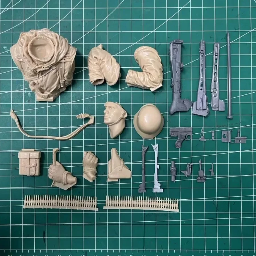 Hochwertiger Resin-Modellbausatz im Maßstab 1:10, Büste des Winter Soldaten, militärische Miniatur-Skulptur, unmontiert und unbemalt