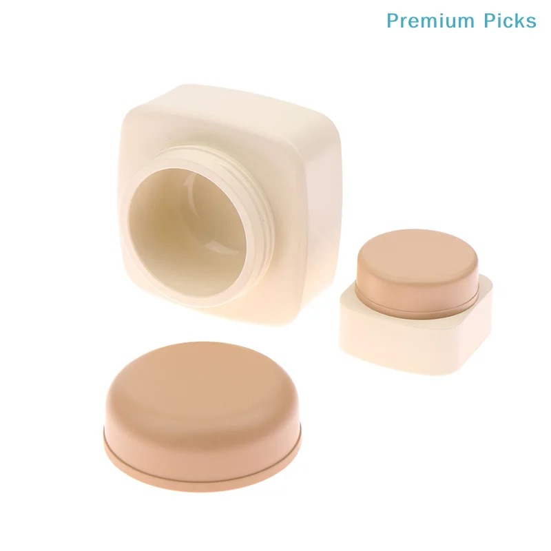 5/20g Empty Plastic Nail Art Cosmetic Square Containers Jar Face Cream Pot Nail Gel Powder Box Makeup Lotion Tool Packaging - view 4