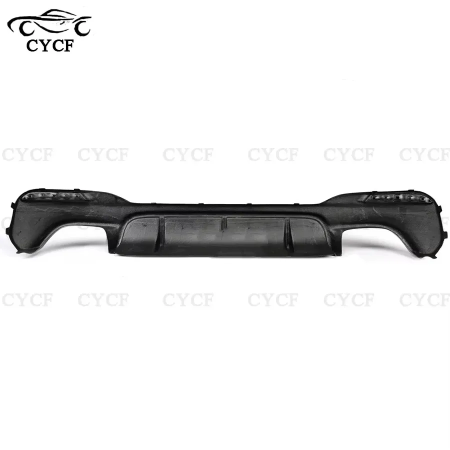 For BMW 5 Series M5 F90 G30 G38 FD style Carbon Fiber Rear Lip Diffuser Back Bumper Spoiler Small encircleme upgrade body kit