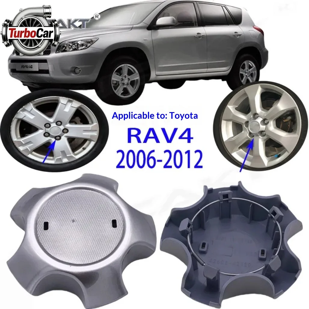 4Pcs Wheel Center Hubcap Cover For Toyota RAV4 2006-2012 High Quality Cost-Effective Car Wheel Hub Caps