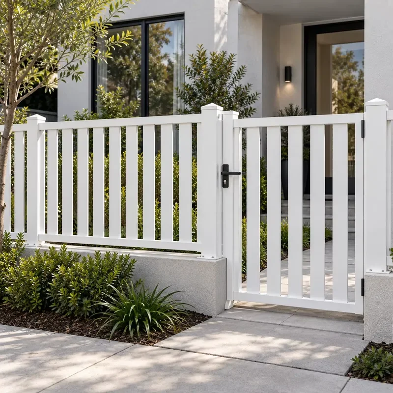 Custom Aluminum Vertical Slat Fence Privacy Screen Panel F Channel Powder Coated Manufacturer Direct Supply