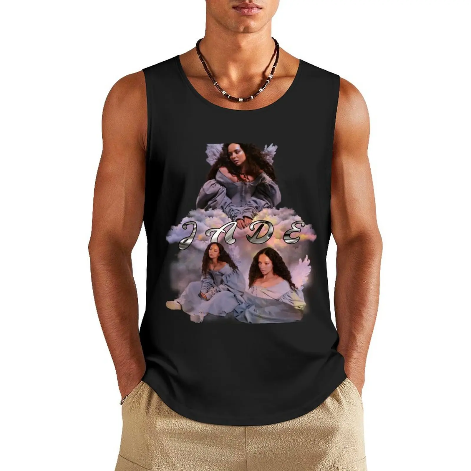 

Jade Thirlwall - Angel Of My Dreams Tank Top mens gym clothes gym training accessories running shirt underwear t shirt